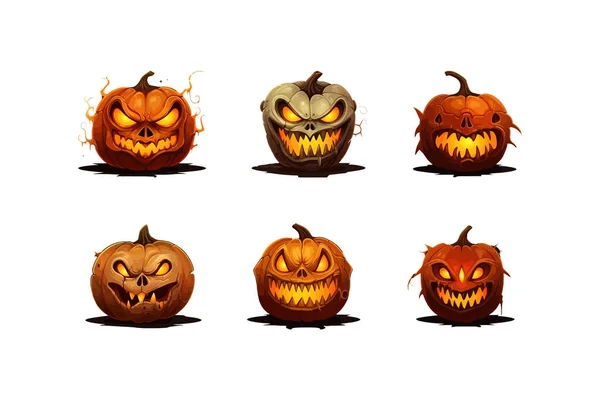 Tök Halloween Ikon Stílusú Előfizetői Vektor Illusztrációjának Kialakítása — Stock Vector