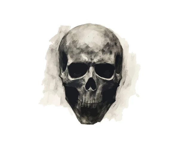 Crâne Mort Illustration Vectorielle — Image vectorielle