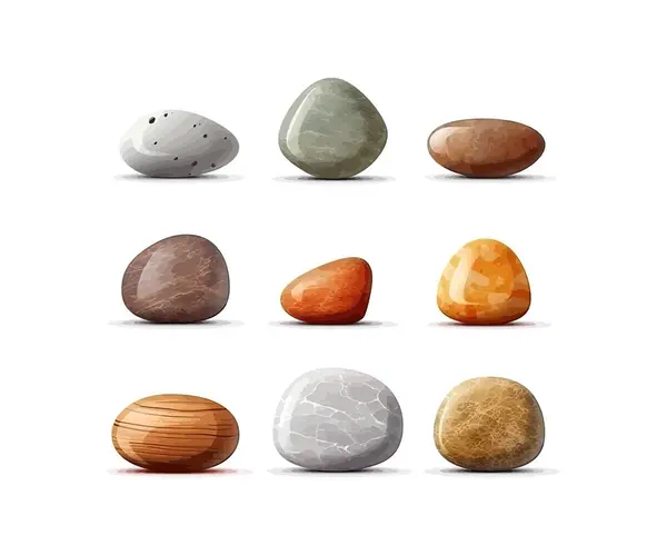 Pedras Termais Desenho Ilustração Vetorial —  Vetores de Stock