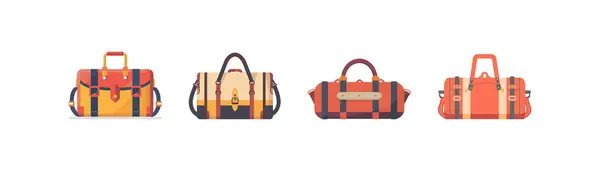 stock vector Stylish Travel Bags Illustration Collection. Vector illustration design.