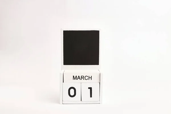 Календарь Датой Марта Местом Дизайнеров Иллюстрация Событию Определенной Даты — стоковое фото