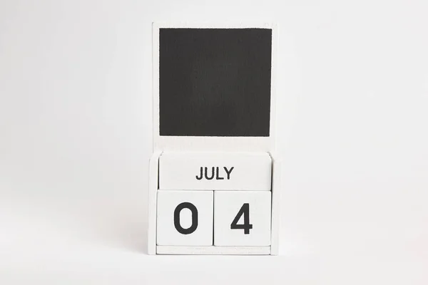 Календарь Датой Июля Местом Дизайнеров Иллюстрация Событию Определенной Даты — стоковое фото