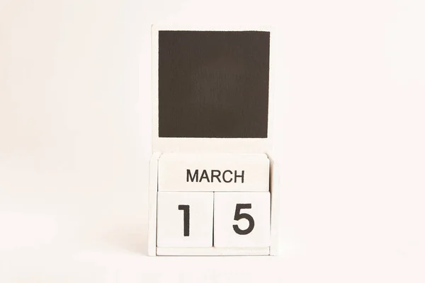 Календарь Датой Марта Местом Дизайнеров Иллюстрация Событию Определенной Даты — стоковое фото