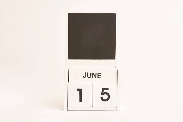 Kalender Mit Dem Datum Juni Und Einem Platz Für Designer — Stockfoto
