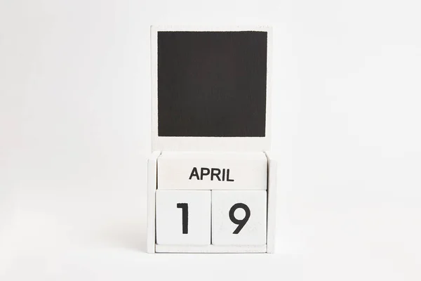 Calendar Date April Place Designers Illustration Event Certain Date — Stock Photo, Image