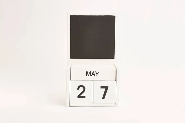 Kalender Mit Dem Datum Mai Und Ein Ort Für Designer — Stockfoto