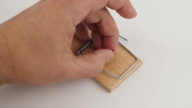 Fare kapanına bir parça peynir konur. Finansal tuzak kavramı.