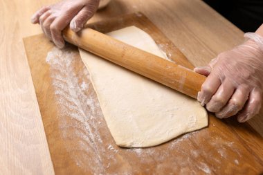 Hazırlık ve poğaça. Puf böreği hazırlama.