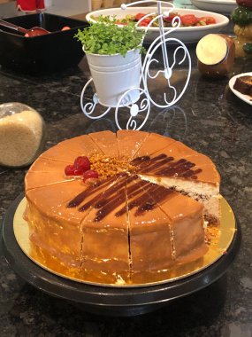 Lezzetli pasta masada..