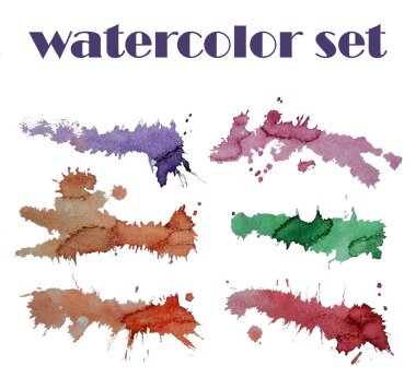 Sıçramalı soyut suluboya arkaplanı