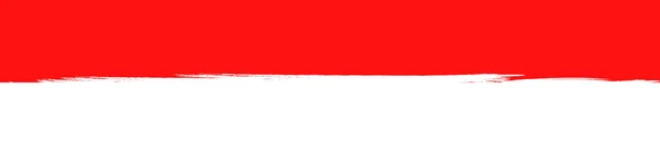Arkaplanda Grunge Etkisi Olan Endonezya Bayrağı Kırmızı Beyaz Arkaplan Afiş — Stok Vektör