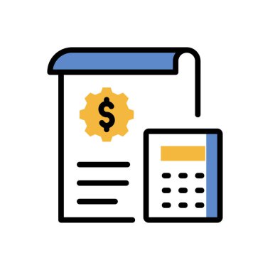 Dolar simgesi vektör illüstrasyonu   