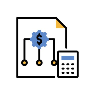 Dolar simgesi vektör illüstrasyonu   