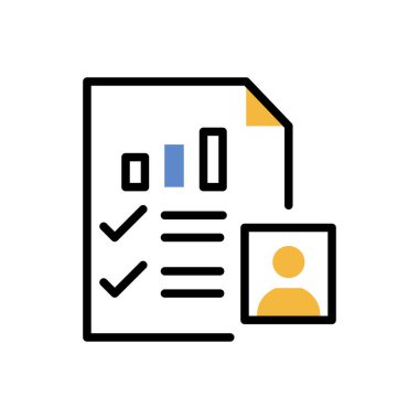 Grafik modern simge, vektör illüstrasyonu