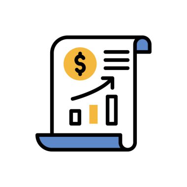 Grafik modern simge, vektör illüstrasyonu