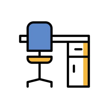 masa simgesi vektör illüstrasyonu 