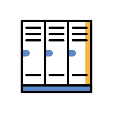 locker modern icon, vector illustration