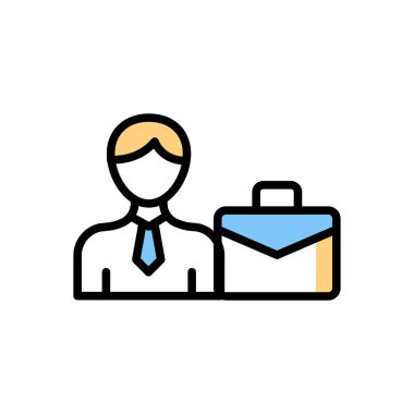 kişi simgesi vektör illüstrasyonu 