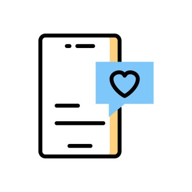 Mobile modern icon, vector illustration