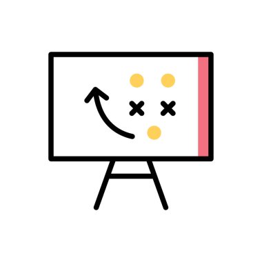 strateji simge vektör çizim 