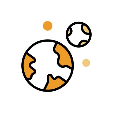 toprak simgesi vektör illüstrasyonu 