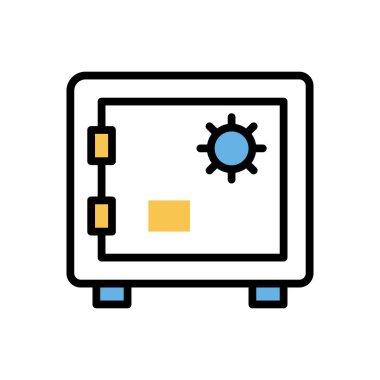 locker modern icon, vector illustration