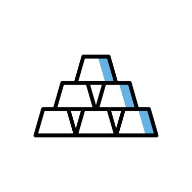 gold modern icon, vector illustration