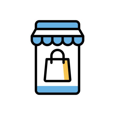 Mobile modern icon, vector illustration