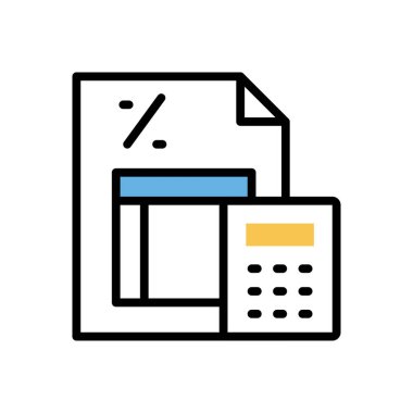 çevrimiçi bankacılık simgesi, web basit illüstrasyon