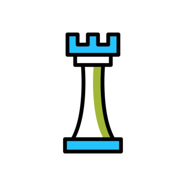 Satranç şekil simge vektör çizim