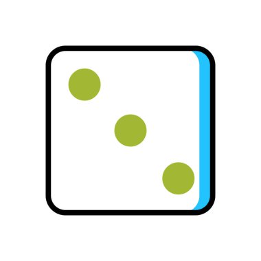 zar simgesi, web basit illüstrasyon