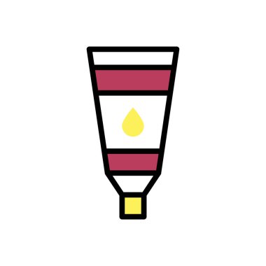 renk boyası simgesi, ağ basit illüstrasyon