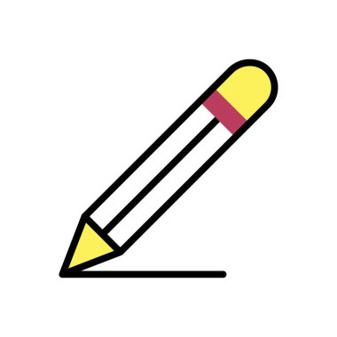 kalem simgesi vektör illüstrasyonu   