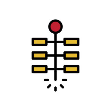 Havai fişek simgesi, web basit illüstrasyon