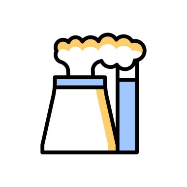 Fabrika, web basit illüstrasyon