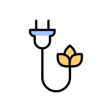 eko simge vektör illüstrasyonu   