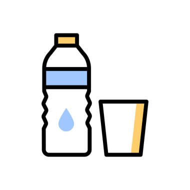 su simgesi vektör illüstrasyonu   