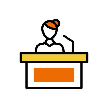 tartışma simgesi vektör illüstrasyonu   