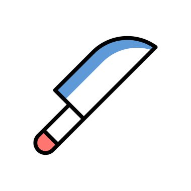 bıçak simgesi vektör illüstrasyonu   