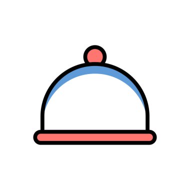 Çanak simge vektör çizim   