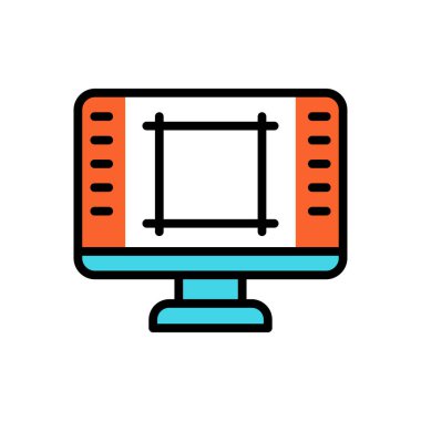 Ekin simgesi, ağ basit illüstrasyon