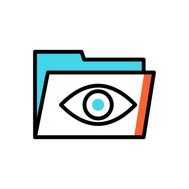 Dizin modern simgesi, vektör illüstrasyonu 