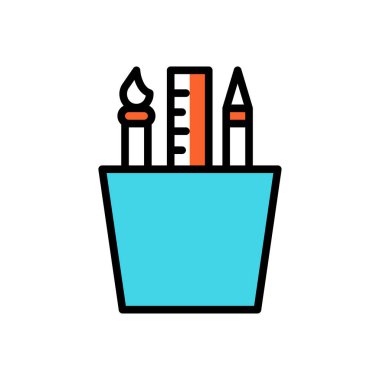 sabit araçlar simgesi, web basit illüstrasyon