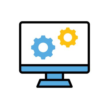 izleyici ikon vektör illüstrasyonu   