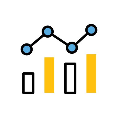 analitik simge vektör illüstrasyonu   