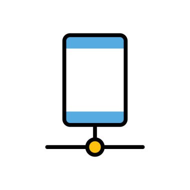Mobile modern icon, vector illustration