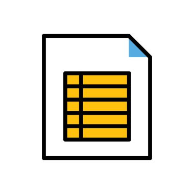 file modern icon, vector illustration