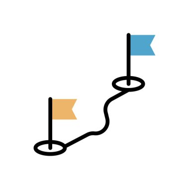 konum simgesi vektör illüstrasyonu   