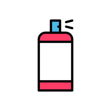 spray flat icon, vector illustration 