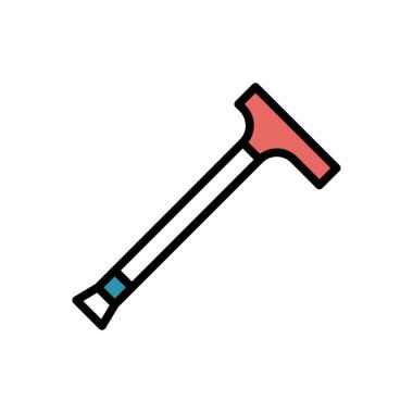 walking  flat icon, vector illustration 